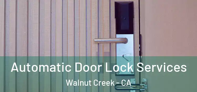 Automatic Door Lock Services Walnut Creek - CA