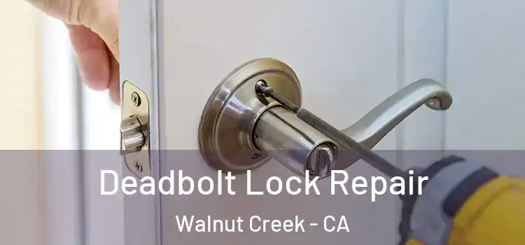 Deadbolt Lock Repair Walnut Creek - CA