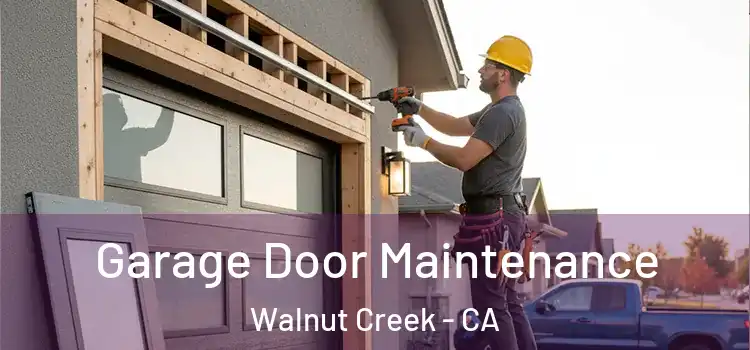 Garage Door Maintenance Walnut Creek - CA