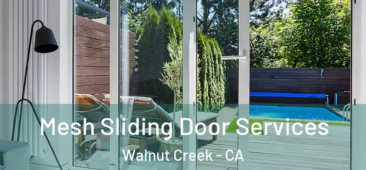 Mesh Sliding Door Services Walnut Creek - CA